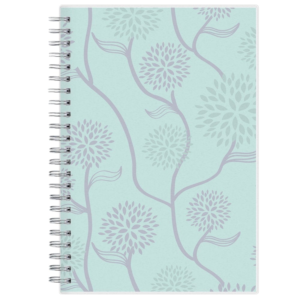 2024 Blue Sky Rue Du Flore Frosted Weekly/Monthly Planning Calendar, 5in x 8in, Mint Green, January to December 2024, 101603 (Min Order Qty 7) MPN:101603-24