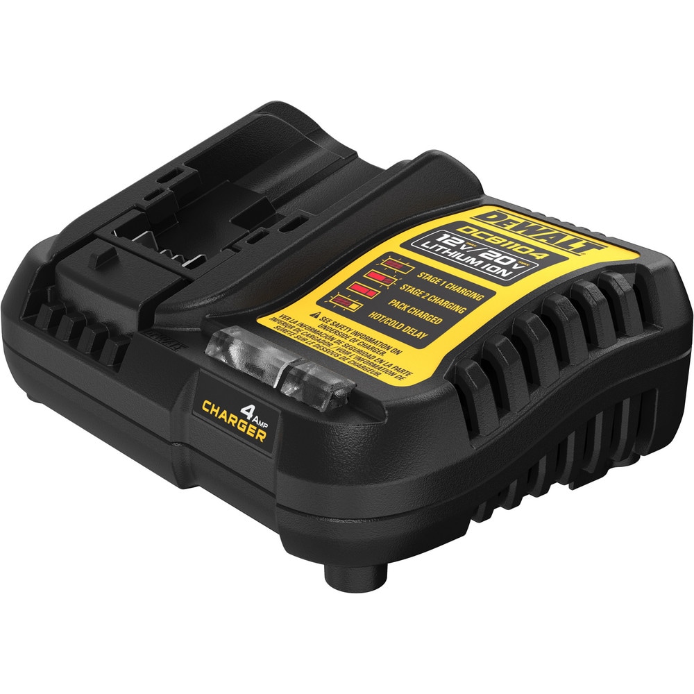 Power Tool Chargers, Voltage: 120 V , Power Source: AC Wall Outlet , For Use With: DEWALT 12V MAX, DEWALT 20V MAX, and FLEXVOLT Batteries  MPN:DCB1104