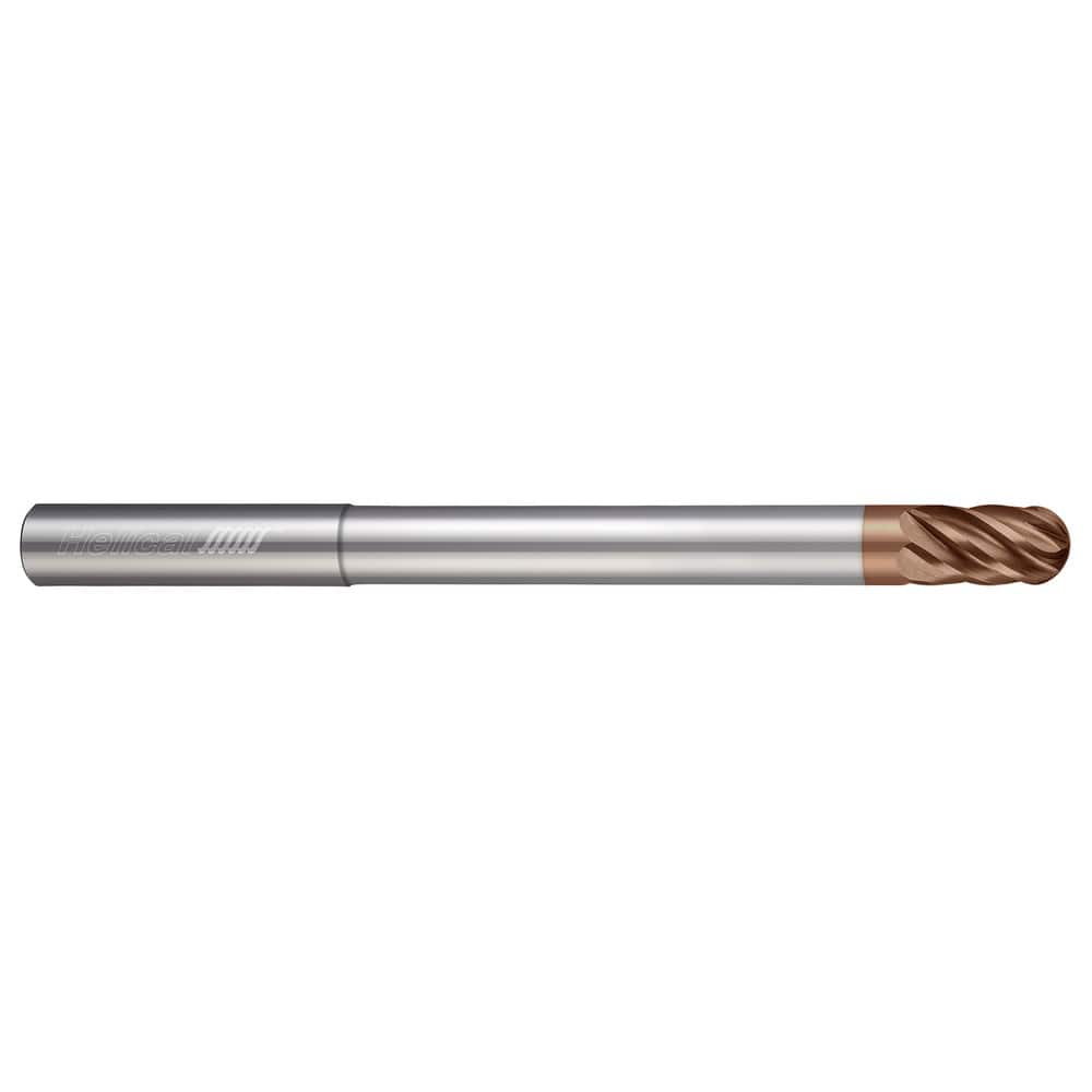 Ball End Mills, Mill Diameter (Inch): 1/8 , Mill Diameter (Decimal Inch): 0.1250 , Number Of Flutes: 6 , End Mill Material: Solid Carbide  MPN:88642