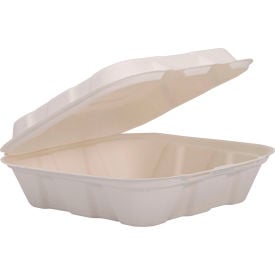 Dart® Compostable Fiber Hinged Tray 8