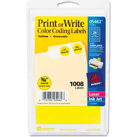 Avery® Print or Write Removable Color-Coding Labels 3/4