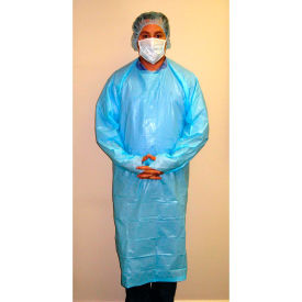 Lightweight Polyethylene Isolation Gown W/ Rear Entry 47