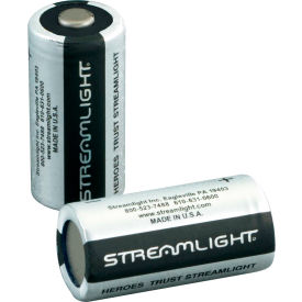 Streamlight® 85175 CR123A Lithium Battery (2 Pack) 85175*****##*