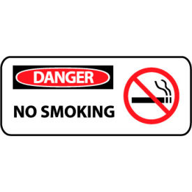 Pictorial OSHA Sign - Vinyl - Danger No Smoking SA106P