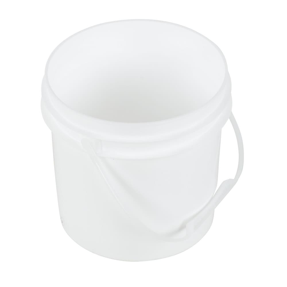 Buckets & Pails, Capacity: 1.000gal , Bucket Material: High-Density Polyethylene , Lid Type: No Lid , Style: Pail , Handle Material: Plastic  MPN:PAIL-1-PWP-6PK