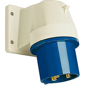 Walther Electric 631306 Male Inlet 30/32A 3P 230/250Vac 6 Hr IP44 Angled 80 Degree 631306