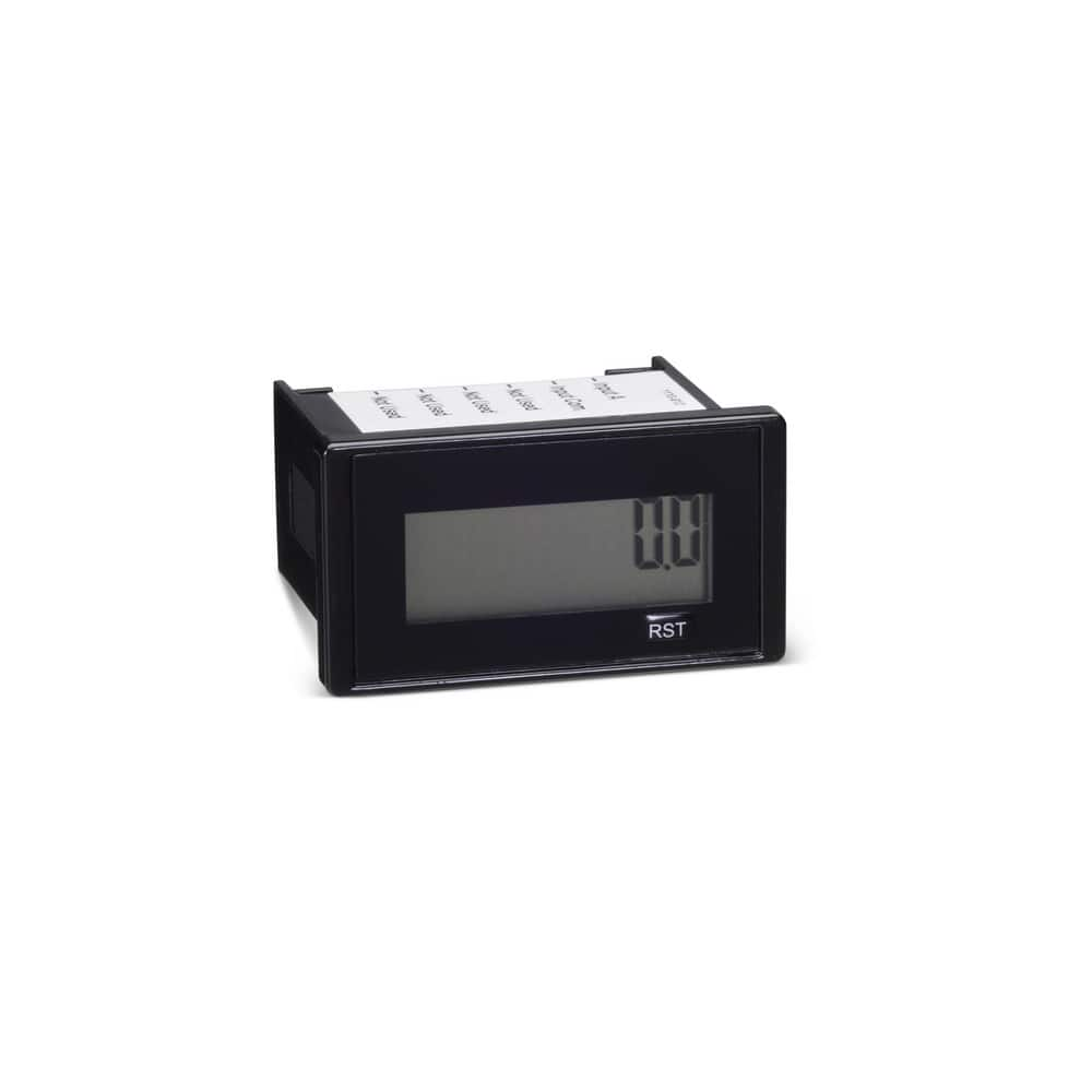 Counters & Totalizers, Counter Type: Hour Meter , Display Type: LCD , Mount Type: Front Panel , Reset Type: Front Panel Push Button , Maximum Count: 99999999  MPN:6320-0600-0000