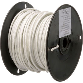 Allpoints 38-1345 High Temperature Wire; #14 Gauge; Stranded SF2; White; 250' Roll 381345