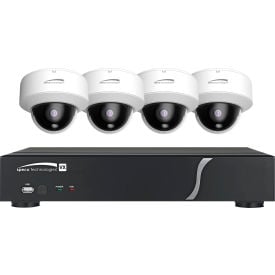 Speco ZIPT4D1 4-Channel HD-TVI DVR and 4 Dome Camera Kit 1TB ZIPT4D1