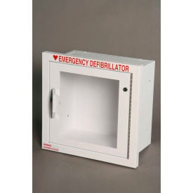 First Voice™ Small Defibrillator/AED Recessed Stainless Steel Cabinet with Alarm TS147R1SS-1