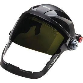 Jackson Safety Universal Adapter Face Shield with Shade 8 IR Flip Visor Anti-Fog - QUAD500 Series 14238