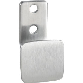 Interion® Square Clothes Hook - Silver Satin Finish 766695