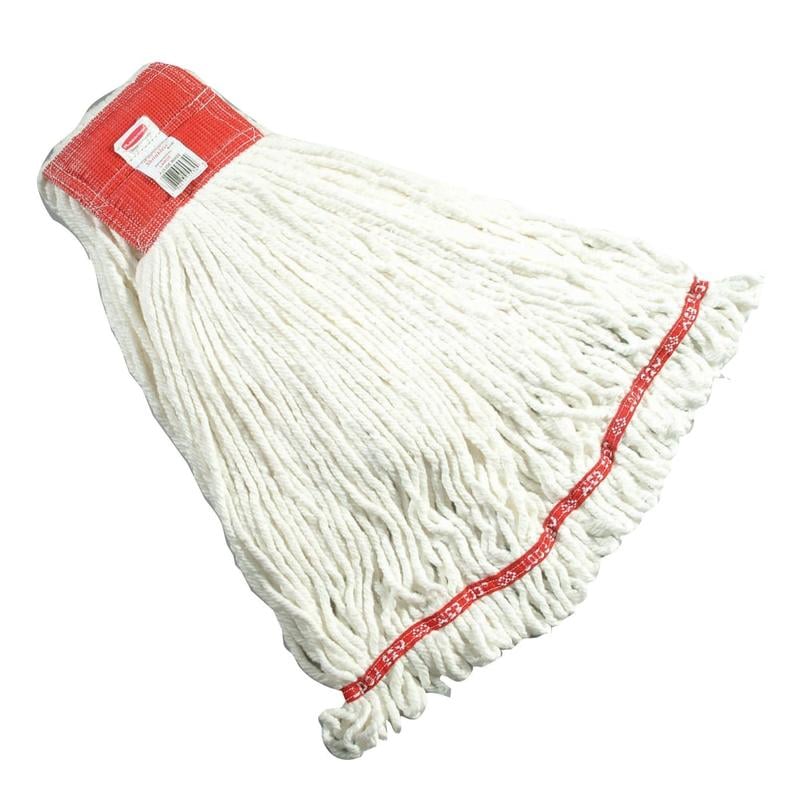 Rubbermaid Premium Web Foot Shrinkless Wet Mop, Large 5in Headband, White (Min Order Qty 4) MPN:FGA25306WH00