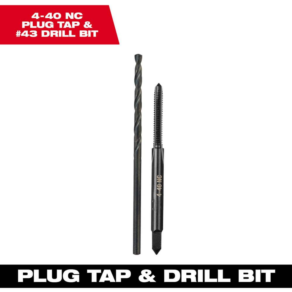 Tap & Drill Sets, Maximum Drill Size (Wire): #43 , Minimum Drill Size (Wire): #43 , Tap Type: Standard Hand , Tap Coating/Finish: Oxide  MPN:49-57-5508