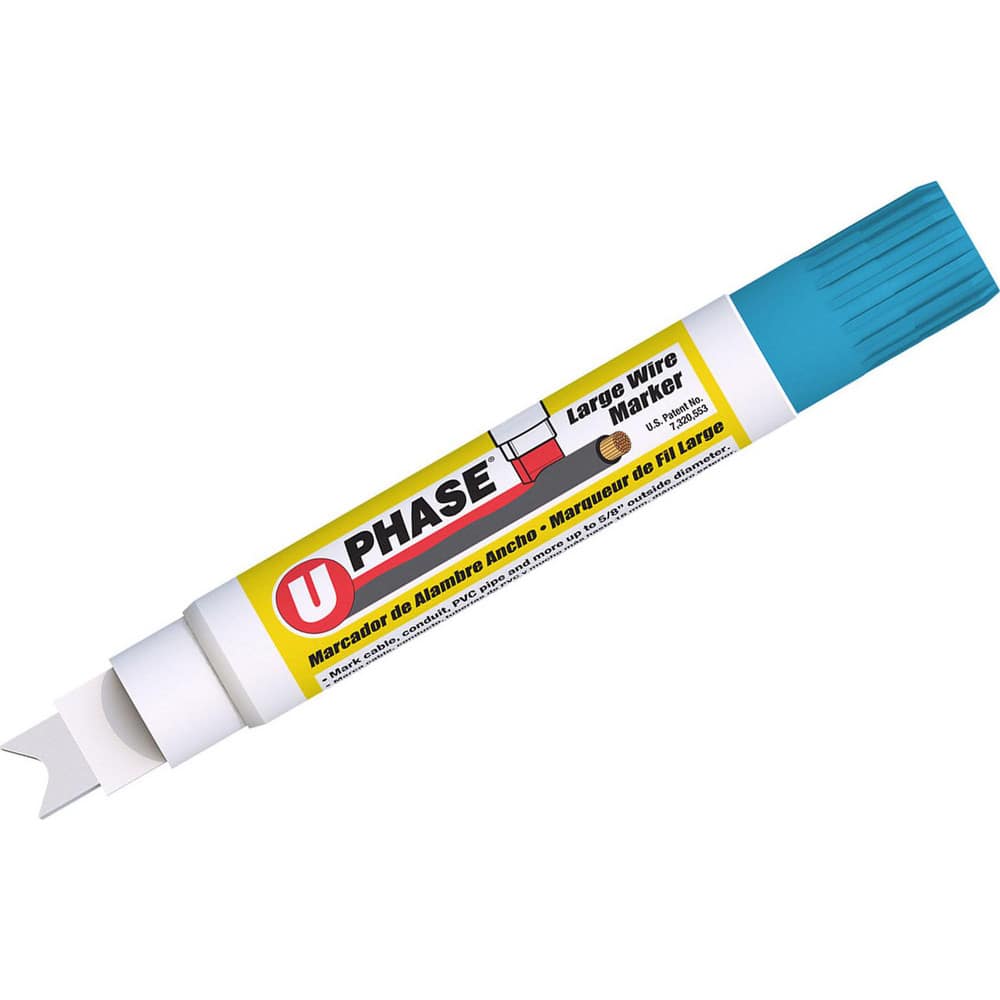 Markers & Paintsticks, Marker Type: Liquid Paint Marker, Tip Shape: Curved, Color: Blue, Ink Type: Xylene-free, Alcohol Base, Fade Resistant, Water Resistant MPN:10702MCM