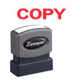 Xstamper® Pre-Inked Message Stamp COPY 1-5/8