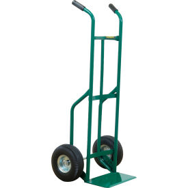 Wesco® Greenline 636 Hand Truck w/ Dual Handle PE Pneumatic Wheels 600 lb. Capacity 210358