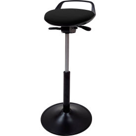 Interion® Sit-Stand Service Desk Perch Stool with Handle 22