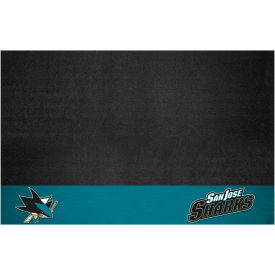 FanMats NHL San Jose Sharks Grill Mat 1/4