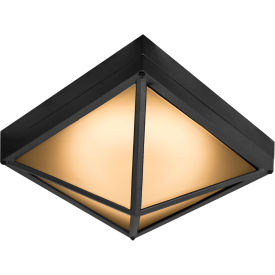 Sunlite® Pyramid Flush Mount Ceiling Light Fixture 12W 650 Lumens 10-1/4