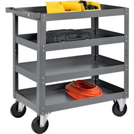 GoVets™ Steel Stock Cart w/4 Shelves 800 lb. Capacity 30