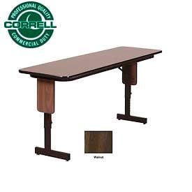 Correll Folding Seminar Table - Adjustable Height - 18