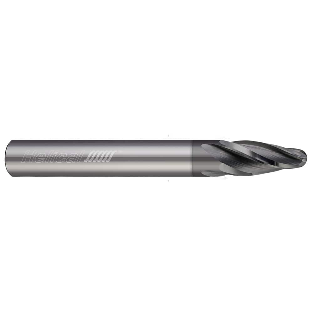 Barrel Cutter End Mills, End Type: Oval Form , Material: Solid Carbide , Series/List: Aluminum - Multi-Axis Finishers - 4 Flute - Oval Form  MPN:87975