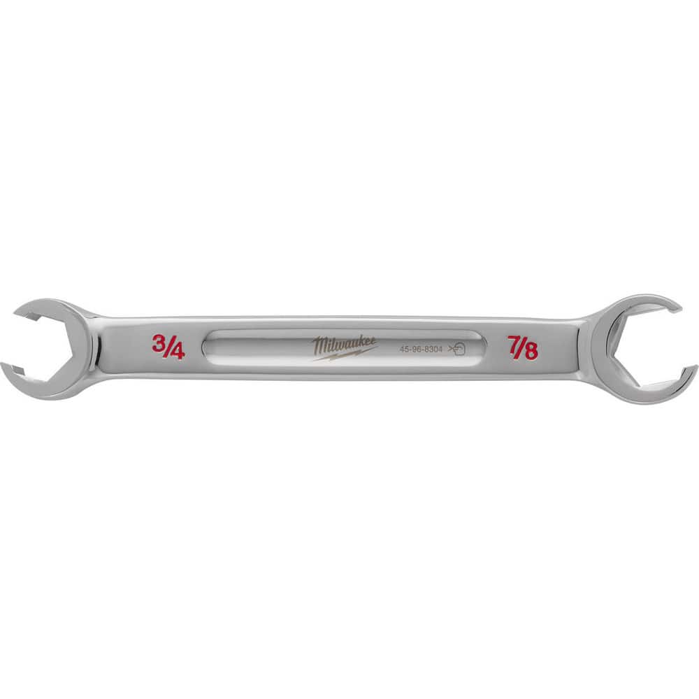 Flare Nut Wrenches, Wrench Type: Open End , Wrench Size: 3/4x7/8 in , Head Type: Straight , Double/Single End: Double , Opening Type: 6-Point Flare Nut  MPN:45-96-8304