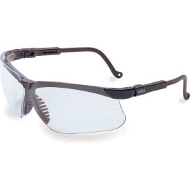 Honeywell Uvex Genesis Half Frame Safety Glasses Anti-Scratch Clear Ultra-Dura Lens Black Frame S3200