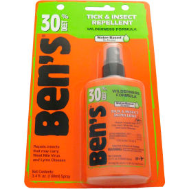 Ben's® 30 DEET Mosquito Tick and Insect Repellent 3.4 Oz. Pump Spray - Pkg Qty 12 0006-7187