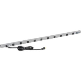 Wiremold 4810ULBD 48-in 10 Outlet Power Strip With 15-ft Cord 4810ULBD