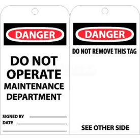 NMC RPT2 Tags Danger Do Not Operate Maintenance Dept 6