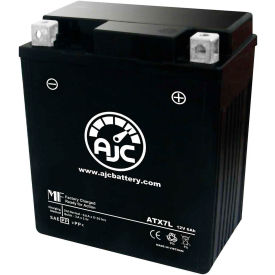 AJC Battery Power Sonic PTX7L-BS Battery 6 Amps 12V B Terminals AJC-PS-ATX7L-500267