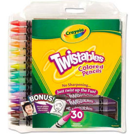 Crayola® Twistables Colored Pencils 30 Assorted Colors/Pack 687409