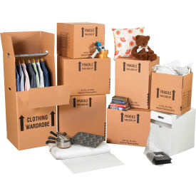 GoVets Small Home Moving Kit Kraft/White 71692B31