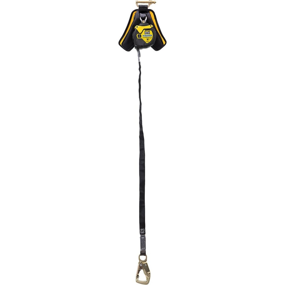 Self-Retracting Lanyards, Lifelines & Fall Limiters, Line Length: 6ft , Load Capacity: 310 , Construction Type: Webbing , Lanyard Material: Kevlar  MPN:R430006LE-TB