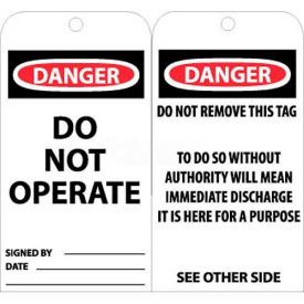 NMC RPT1 Tags Danger Do Not Operate 6