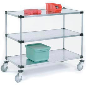 Nexel® 2 Shelf Cart Galvanized 60