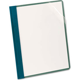 Earthwise® by Oxford® Recycled Clear Front Report Covers Letter Size Blue 25/Box 57872