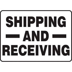 AccuformNMC™ Shipping-And-Receiving Delivery Location Sign Adhesive Vinyl 10