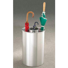 Cylinder Style Satin Aluminum Umbrella Stand for Full & Tote Size Umbrellas 259SA