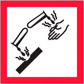 Tape Logic® Pictogram Corrosion Labels 1