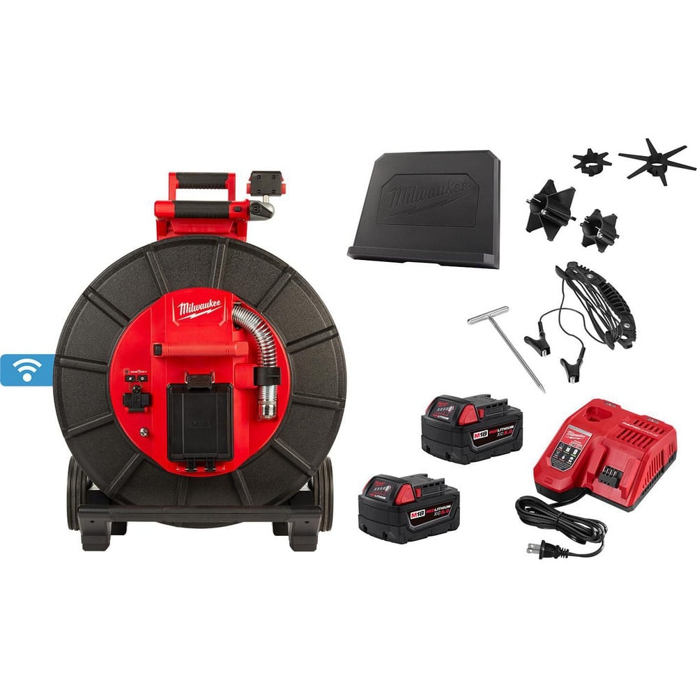 Inspection Camera Kits, Kit Type: Video Inspection System , Camera Type: Self-Leveling HDR , Mount Type: Mounts to Ridgid Camera Reels , Audio Capability: No  MPN:3974-22