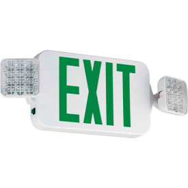 Compass Lighting CCGHOSQ LED Combo Light Square Heads White w/ Green LEDs NiCad Batt High Output CCGHOSQ