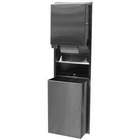 Bobrick® ClassicSeries™ Recessed Convertible Auto Paper Towel Roll Dispenser/Receptacle B39747