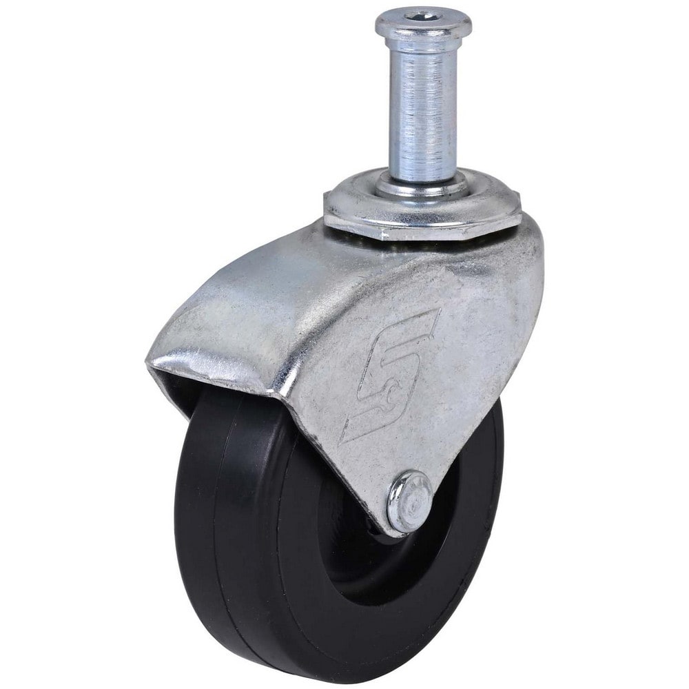 Stem Casters, Stem Type: Threaded Stem , Stem Shape: Round , Stem Diameter: 0.50 , Swivel: Yes , Wheel Type: Solid  MPN:JHW42398