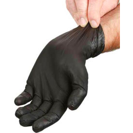 Industrial Grade Nitrile Gloves Powder-Free Black X-Large 100/Box GNPR-XL-1-K GNPR-XL-1-K