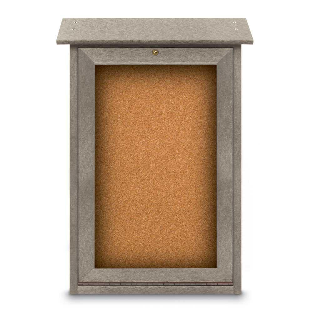 Enclosed Cork Bulletin Board: 18