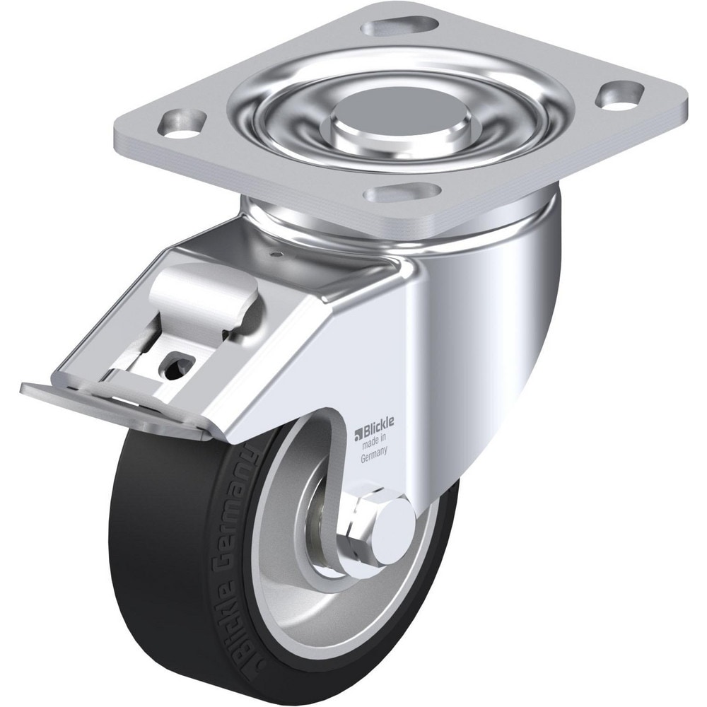 Top Plate Casters, Mount Type: Plate , Number of Wheels: 1.000 , Wheel Diameter (Inch): 6 , Wheel Material: Polyurethane , Wheel Width (Inch): 2  MPN:904376