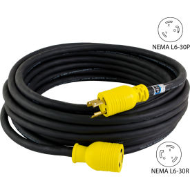 Conntek RUL630PR-025 NEMA L6-30 Locking All Weather Cord Set 25' RUL630PR-025